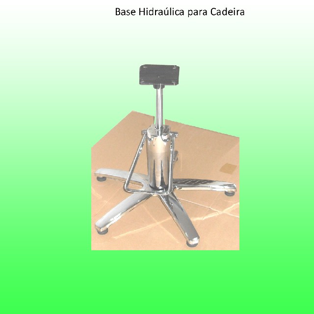 Foto 1 - Base hidráulica cromada